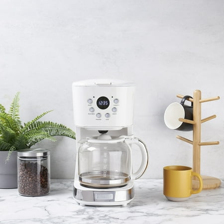 Haden - Heritage 12-Cup Programmable Coffee Maker with Strength Control and Timer - Ivory
