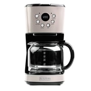 Haden 12-Cup Programmable Coffee Maker, Putty - 75028