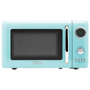 Haden 700W 0.7 Cubic Foot Microwave Oven w/ Digital Controls, Turquoise