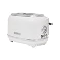 thumbnail image 1 of Haden Chelsea Stainless Steel 2 Slice Toaster, Extra Wide Slots, Ivory & Chrome, 1 of 9