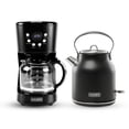 thumbnail image 1 of Haden Coffee Maker & Heritage 1.7 Liter Electric Kettle, Black & Chrome, 1 of 9