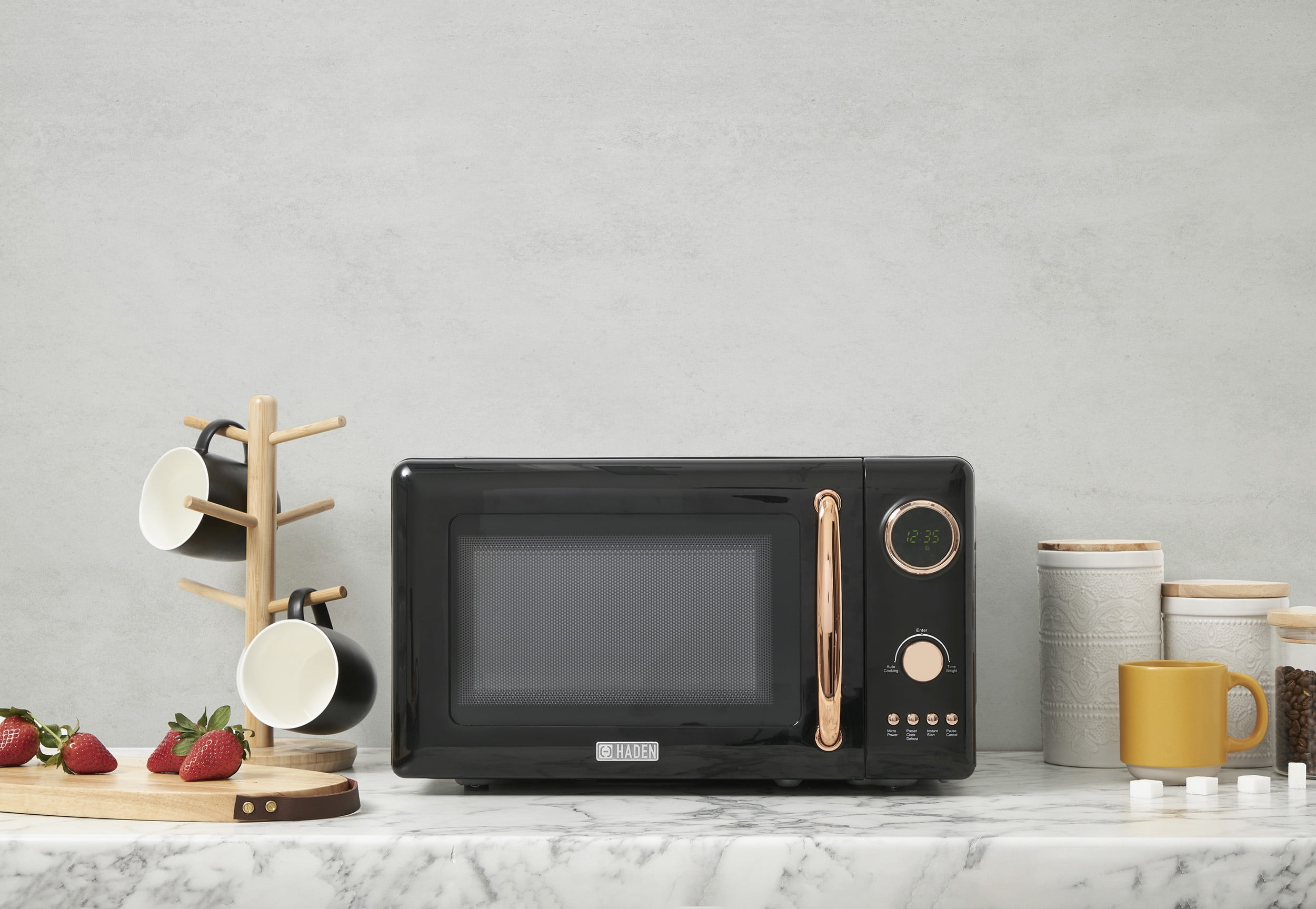 Haden Black & Copper Microwave