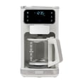 thumbnail image 1 of Haden Dual Brew 10 Cup Hot & Ice Programmable Digital Coffee Maker, Ivory/Chrome, 1 of 9