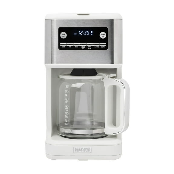 Open Box Haden Generous Brew 14 Cup Programmable Digital Coffee Maker Pot