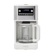 Haden Generous Brew 14 Cup Programmable Digital Coffee Maker, Ivory/Chrome