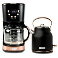 thumbnail image 1 of Haden Heritage 1.7 Liter Electric Kettle & Coffee Maker, Black & Copper, 1 of 9