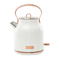 thumbnail image 1 of Haden Heritage 1.7 Liter Stainless Steel Electric Kettle, Ivory / Copper - 75089, 1 of 10