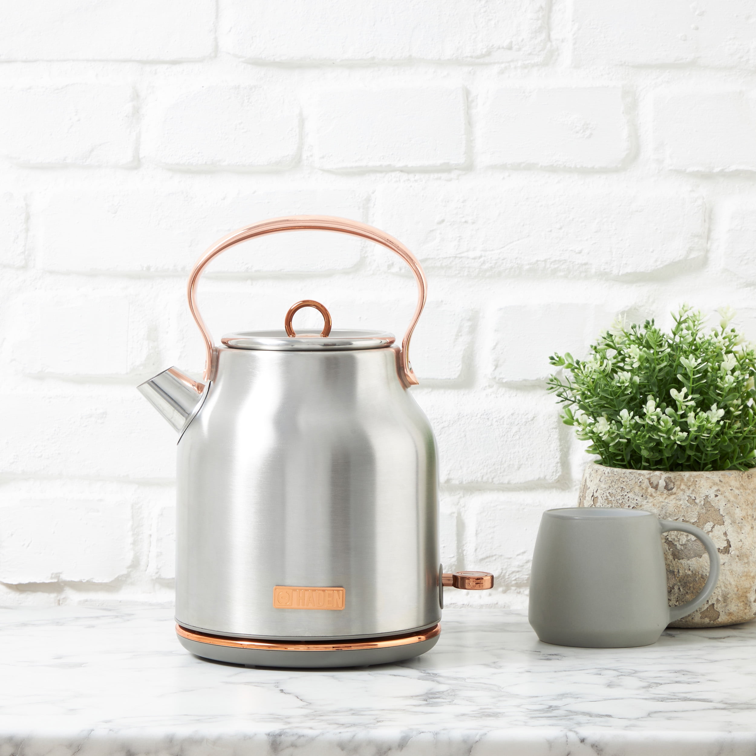 our goods Stainless Steel Water Kettle - Pebble Gray - Shop Kettles at H-E-B