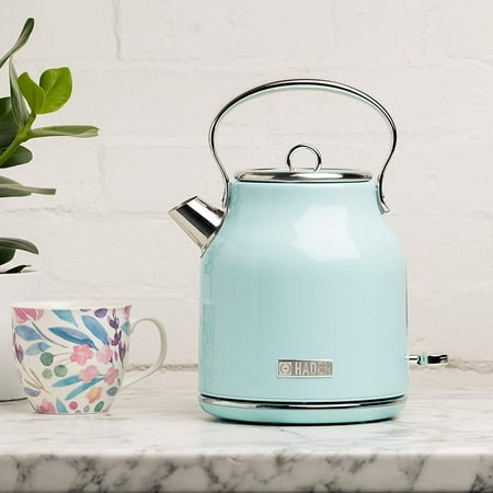 Haden - Heritage 1.7L Electric Kettle  Stainless Steel with Auto Shut -Off - Turquoise
