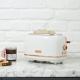 thumbnail image 1 of Haden Heritage 2 Slice Wide Slot Stainless Steel Toaster, Ivory & Copper, 1 of 9