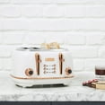 thumbnail image 1 of Haden Heritage 4 Slice Wide Slot Stainless Steel Toaster, Ivory & Copper, 1 of 12