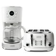 thumbnail image 1 of Haden Heritage 4 Slice Wide Slot Toaster & Coffee Maker, Ivory & Chrome, 1 of 9