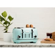 Haden Heritage 4-Slice Wide Slot Toaster, Turquoise - 75005