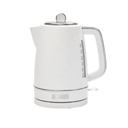 Haden Starbeck 1.7L Stainless Steel Electric Water Kettle, White & Chrome
