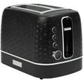 thumbnail image 1 of Open Box Haden Starbeck 2 Slice Toaster Wide Slot with Crumb Tray, Black/Chrome, 1 of 1