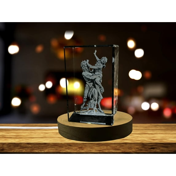 Hades 3D Engraved Crystal Keepsake/Gift/Decor/Collectible/Souvenir