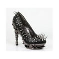 thumbnail image 1 of Hades Footwear ZETTA-BLK-8 ZETTA Womens Hot Fashion Metal Spikes High Heel Pumps,BLACK, - Size 8, 1 of 2
