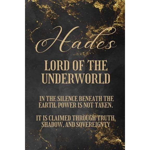Hades: Lord of the Underworld: In the silence beneath the earth, power is not taken, it is claimed through truth, shadow, (Paperback)