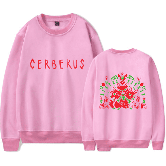 Hades Merch Three-Headed Good Boy Crewneck Sweatshirt Merch Casual Sweatshirt Unisex Clothing