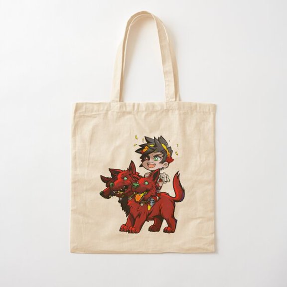 Hades - Zagreus And Cerberus Cotton Tote Bag Canvas Tote Bag, Family Gift For Mother, Her