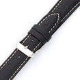 thumbnail image 1 of MS-906 Black 30mm Hadley-Roma Men's Genuine Leather Watch Band, 1 of 1