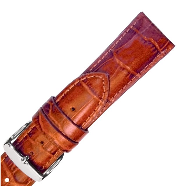 HadleyRoma Brand Model (MS898) 20mm Adult Men's Tan Alligator Grain