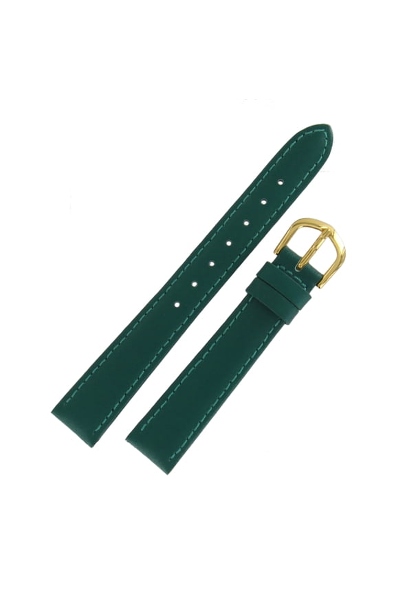 Hadley Roma LS707 14mm Ladies Regular Green Genuine Calfskin Watch Band