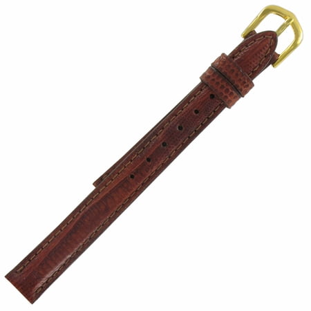 Hadley Roma LS800 11mm Ladies Tan Genuine Teju Lizard Watch Strap