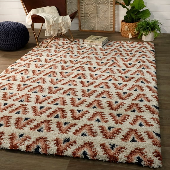 Hadley Southwestern Shag Area Rug