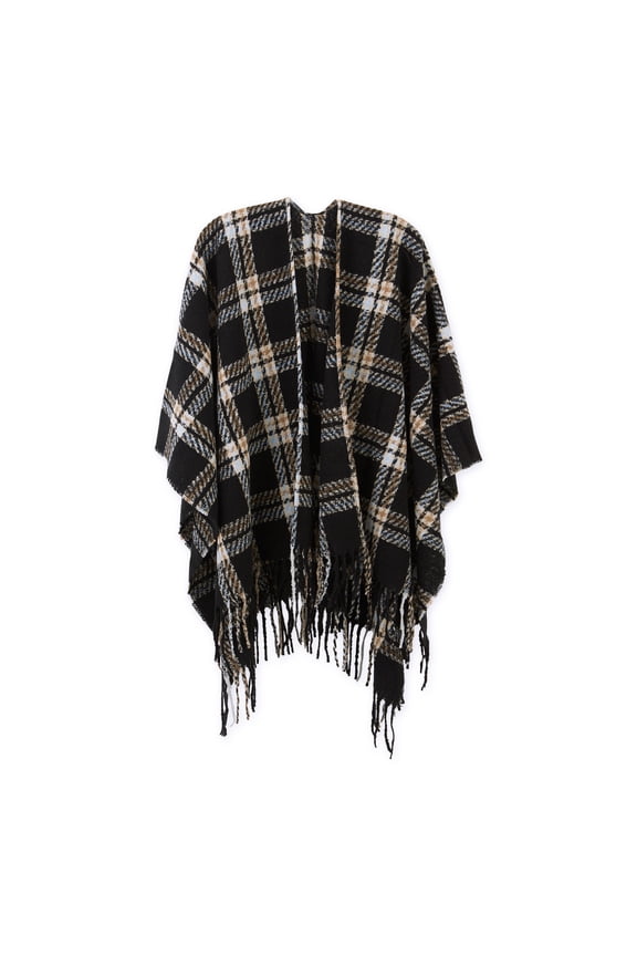 Charlie Plaid Ruana