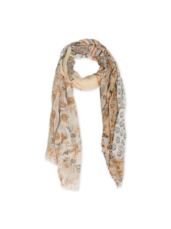 Insect Shield® Boho Floral Scarf, Repels Mosquitoes & Ticks