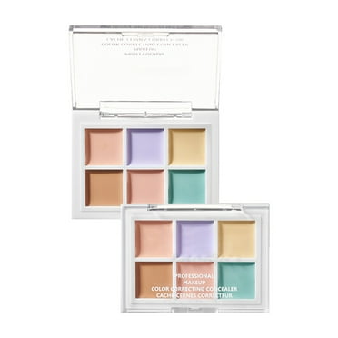 Hadred Concealer,Color Corrector,Six Color Concealer Waterproof And Sweat Proof To Cover Spots Acne Marks Dark Circles Tear Ditch Without Makeu,Face Makeup,Concealer Full Coverage,Concealer Stick,A