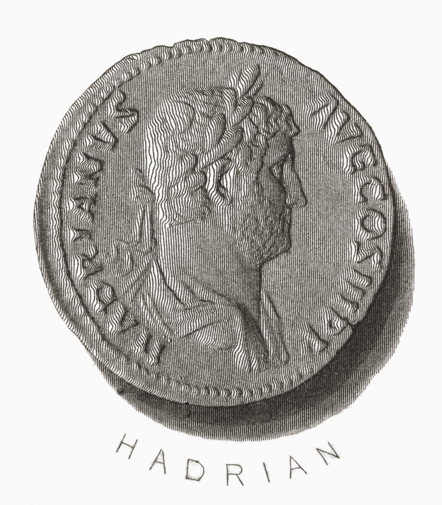 Hadrian 76 AD Canvas Art - Ken Welsh Design Pics (26 x 28)