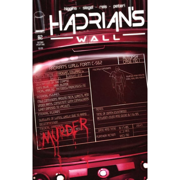 Hadrian's Wall #2 (2nd) VF ; Image Comic Book