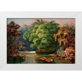 thumbnail image 1 of Haeckel, Ernst 14x11 White Modern Wood Framed Museum Art Print Titled - Riesenbambus von Ceylon Fahrt auf dem Schwarzen Fluss Kalu Ganga, 1 of 4