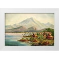 thumbnail image 1 of Haeckel, Ernst 24x17 White Modern Wood Framed Museum Art Print Titled - Singkara-See, Padanger Hochland, Sumatra, 1 of 4