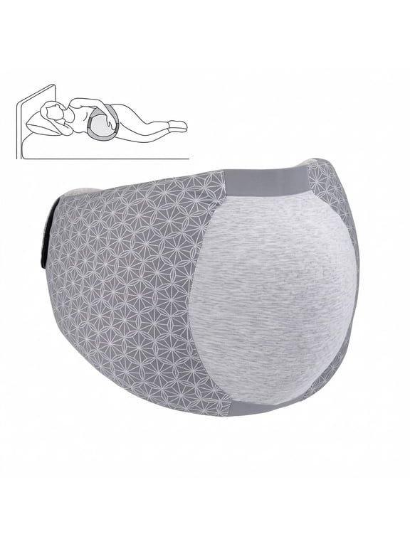 Pregnancy Ssupport Belt, Adjustable Maternity Belt for Side Sleeping, Pregnancy Belly Support Band, Gray