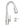 thumbnail image 1 of Haelyn Touchless Single-Handle Pull-Down Sprayer Kitchen Faucet with MotionSense Wave and Power Clean in Chrome, 1 of 12