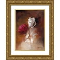 thumbnail image 1 of Haenraets, Willem 11x14 Gold Ornate Wood Framed with Double Matting Museum Art Print Titled - A Couple I, 1 of 4