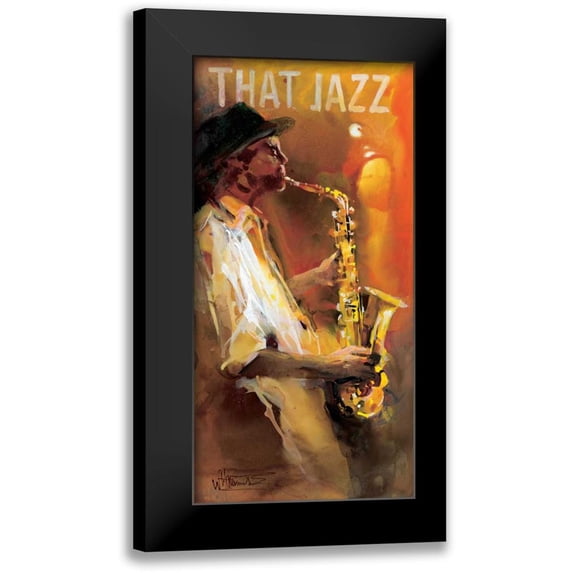 Haenraets, Willem 11x18 Black Modern Framed Museum Art Print Titled - Jazz 4