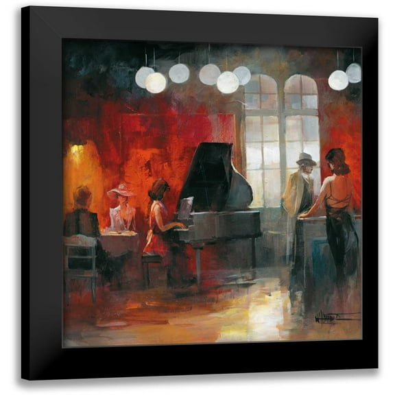Haenraets, Willem 12x12 Black Modern Framed Museum Art Print Titled - Rendez-vous II