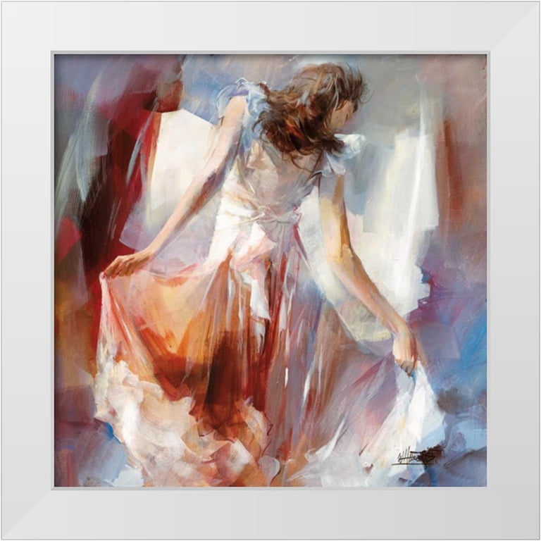 Haenraets, Willem 12x12 White Modern Wood Framed Museum Art Print