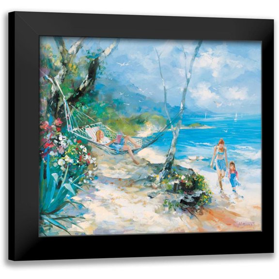 Haenraets, Willem 13x12 Black Modern Framed Museum Art Print Titled - Serenity