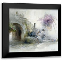 Haenraets, Willem 13x12 Black Modern Framed Museum Art Print Titled - Teen-agers