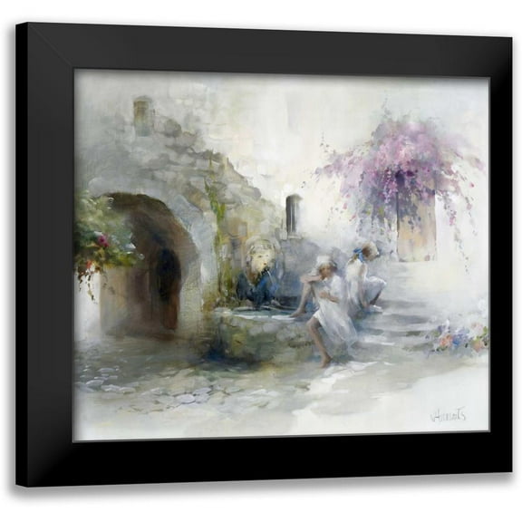 Haenraets, Willem 13x12 Black Modern Framed Museum Art Print Titled - Teen-agers