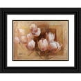 thumbnail image 1 of Haenraets, Willem 14x11 Black Ornate Wood Framed with Double Matting Museum Art Print Titled - Willems tulips for you, 1 of 4
