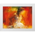 thumbnail image 1 of Haenraets, Willem 14x12 White Modern Wood Framed Museum Art Print Titled - Young Girl I, 1 of 4