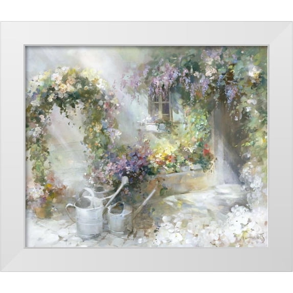 Haenraets, Willem 17x15 White Modern Wood Framed Museum Art Print Titled - Morning dawn