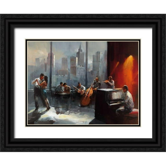 Haenraets, Willem 18x15 Black Ornate Wood Framed with Double Matting Museum Art Print Titled - Room with a View I
