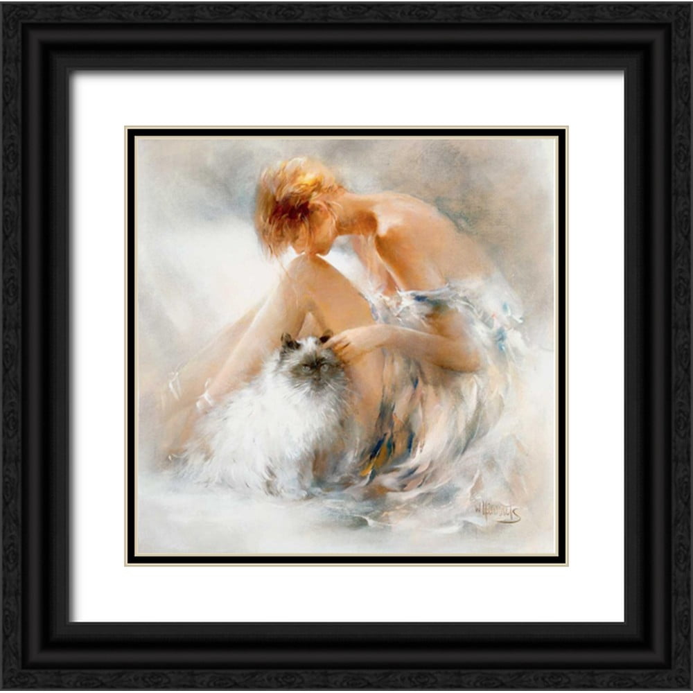 Haenraets, Willem 12x12 White Modern Wood Framed Museum Art Print